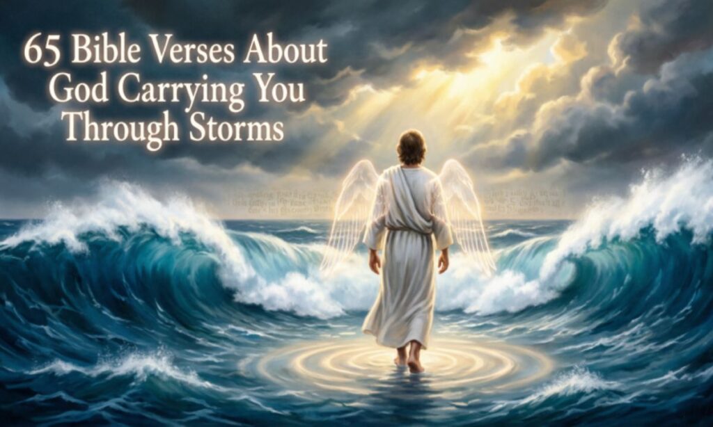 65 Bible Verses About God Carrying You Through Storms