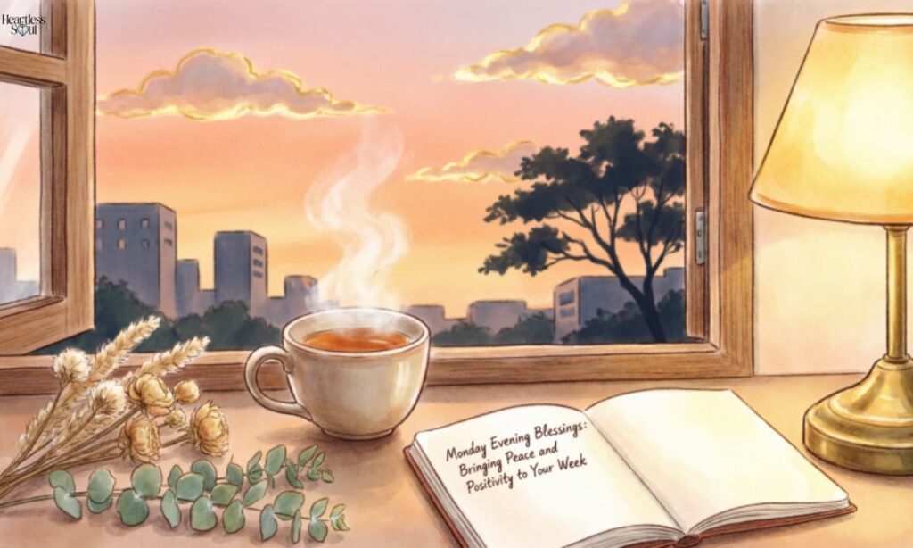 Monday Evening Blessings Bringing Peace and Positivity to Your Week