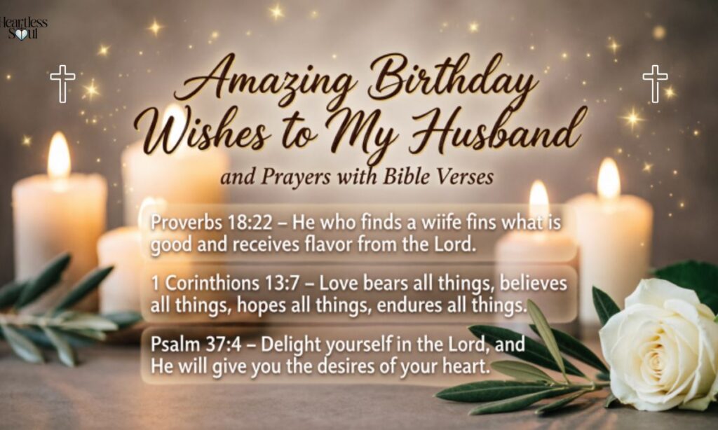 Amazing Birthday Wishes to My Husband and Prayers with Bible Verses