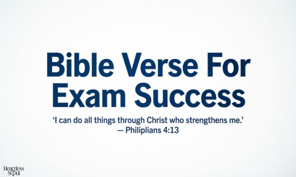 Bible Verse For Exam Success