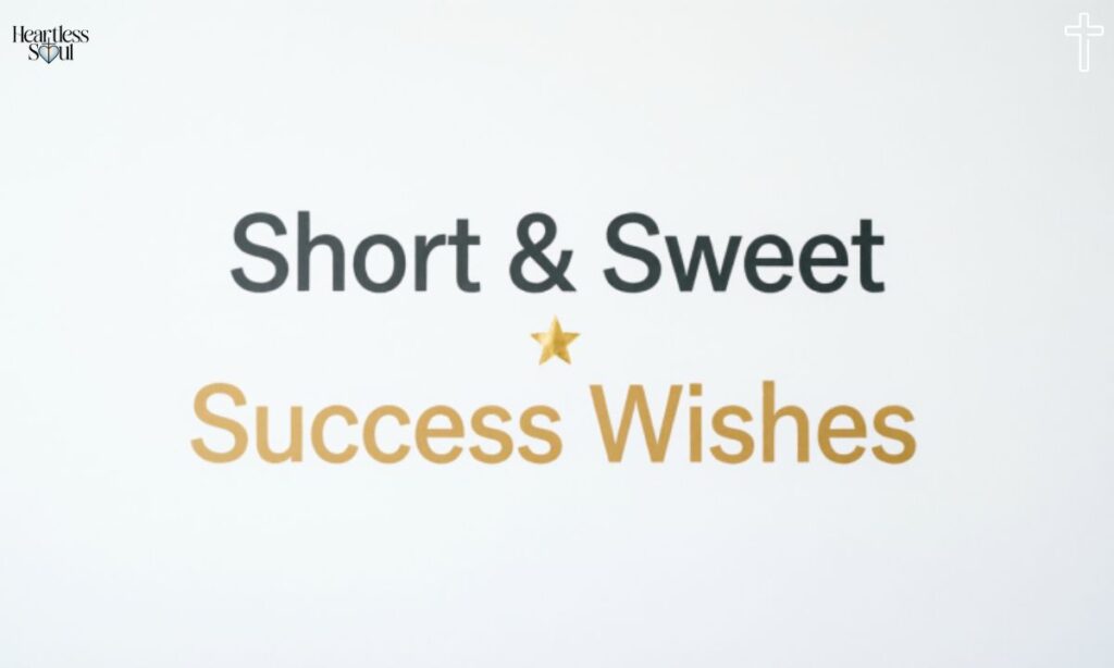 Short & Sweet Success Wishes