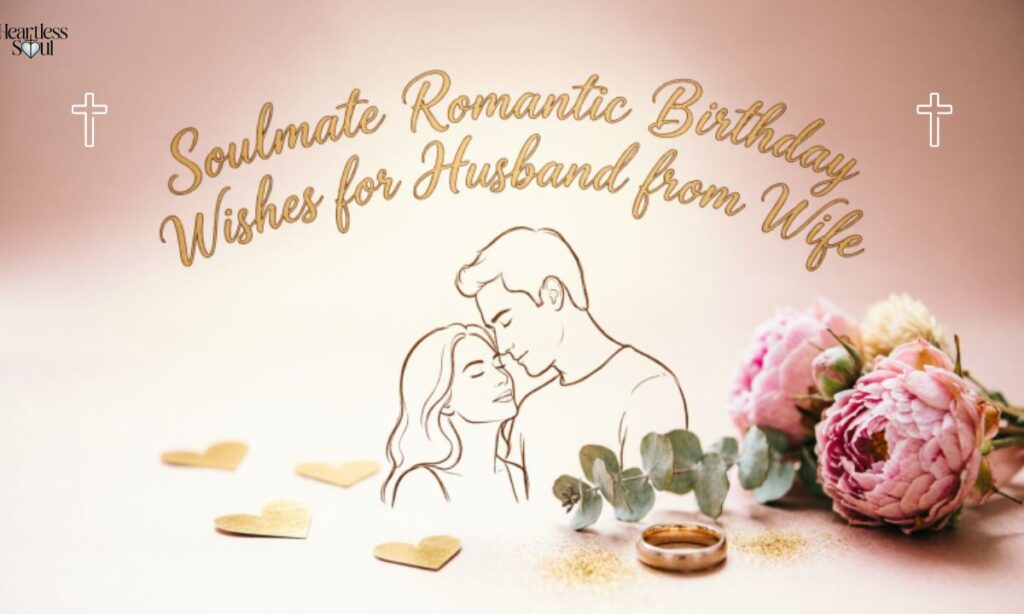 Soulmate romantic Birthday wishes for husband from wife