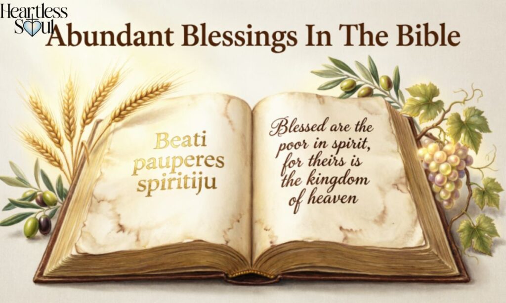 Abundant Blessings In The Bible