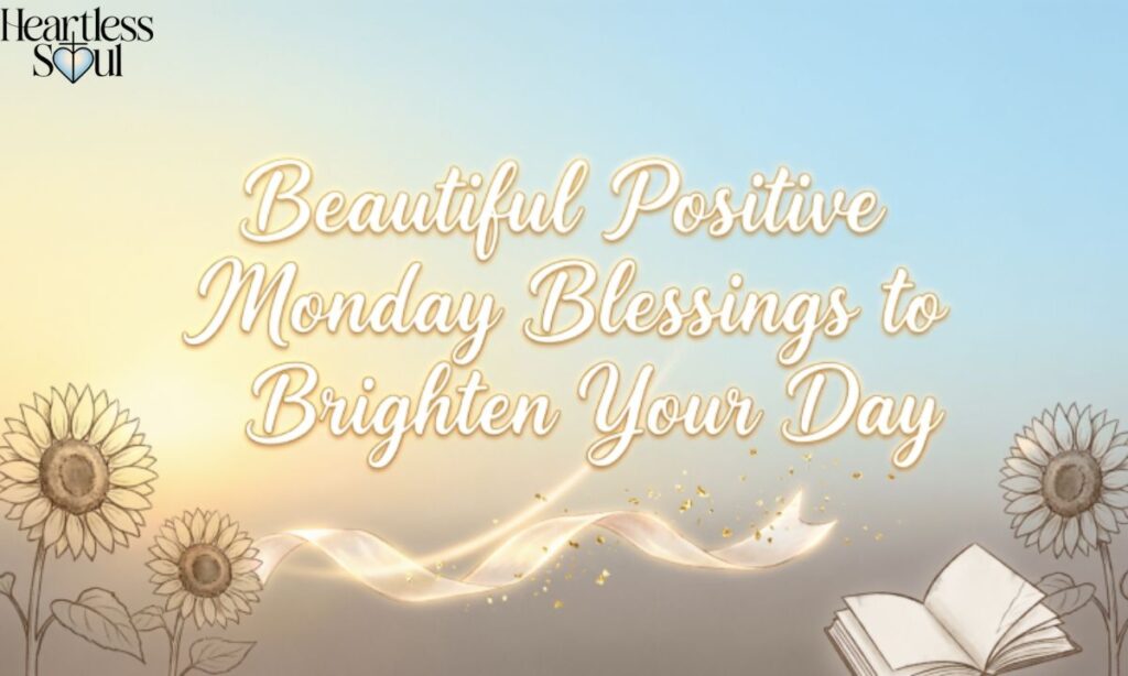 Beautiful Positive Monday Blessings to Brighten Your Day