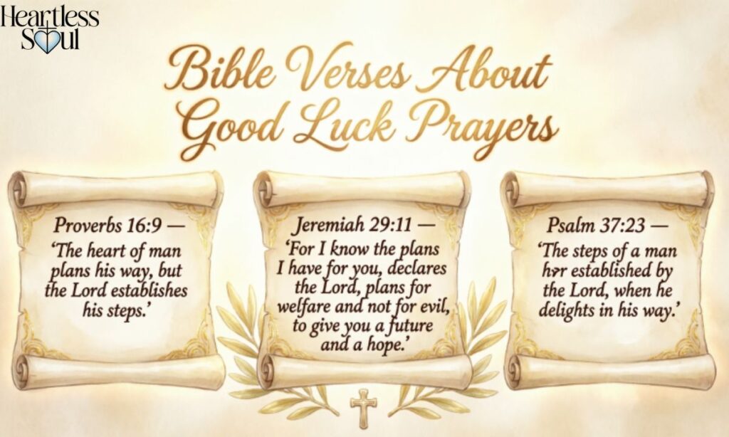 Bible Verses About Good Luck Prayers