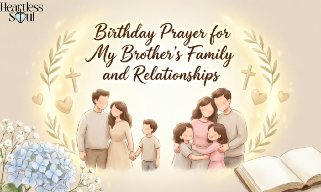 Birthday Prayer for My Brother's Family and Relationships