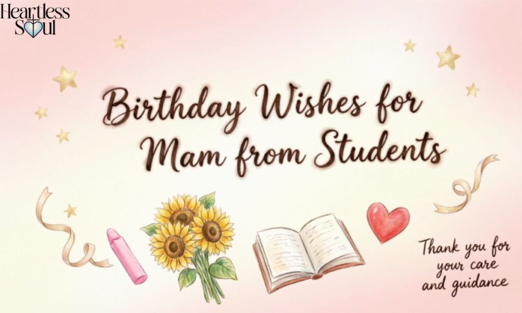 Birthday Wishes for Mam from Students