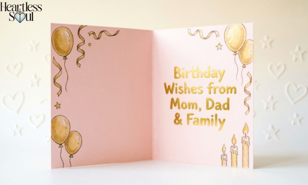Birthday Wishes from Mom, Dad & Family