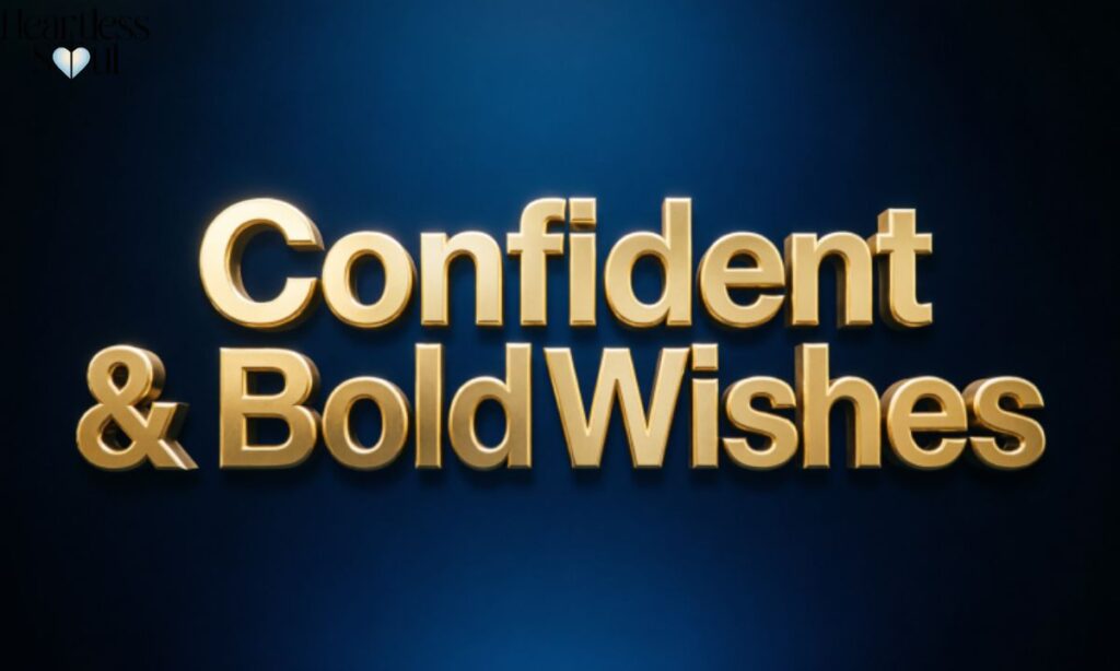 Confident & Bold Wishes