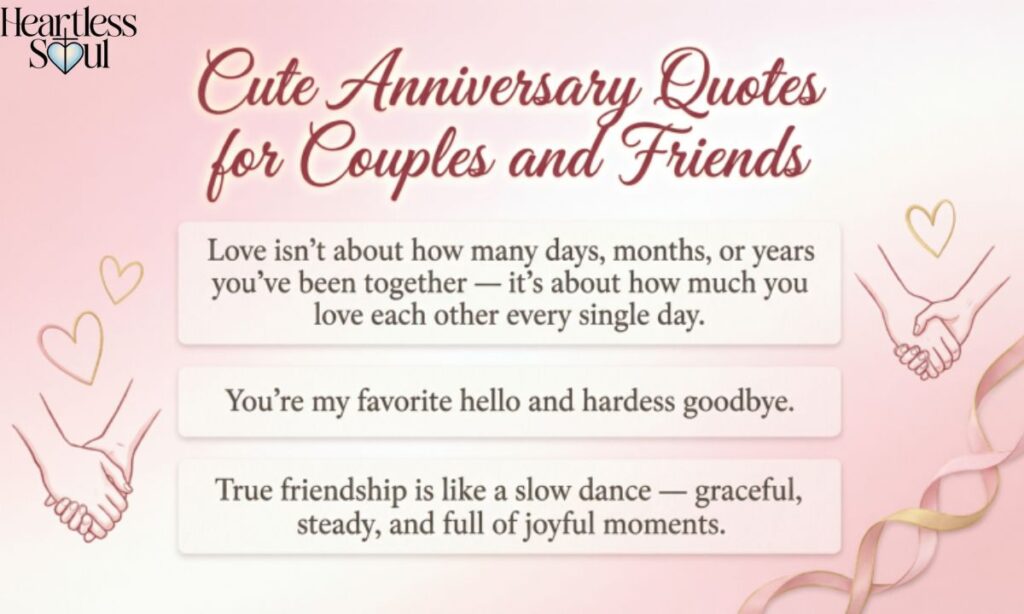 Cute Anniversary Quotes for Couples and Friends
