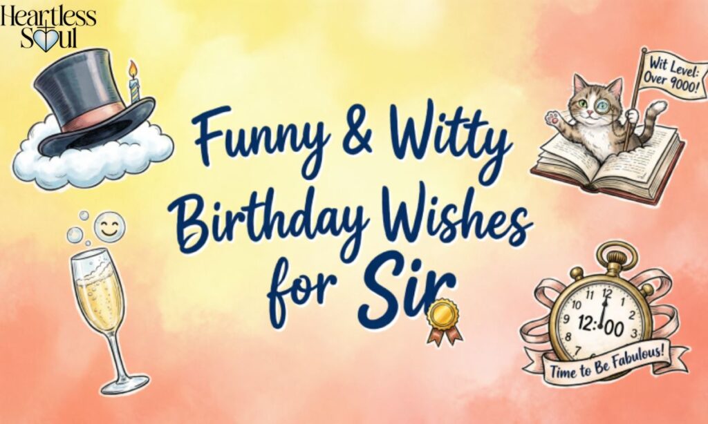 Funny & Witty Birthday Wishes for Sir