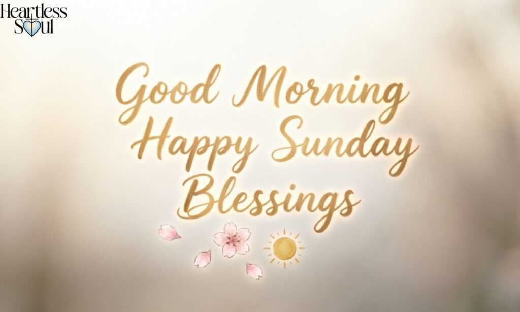Good Morning Happy Sunday Blessings