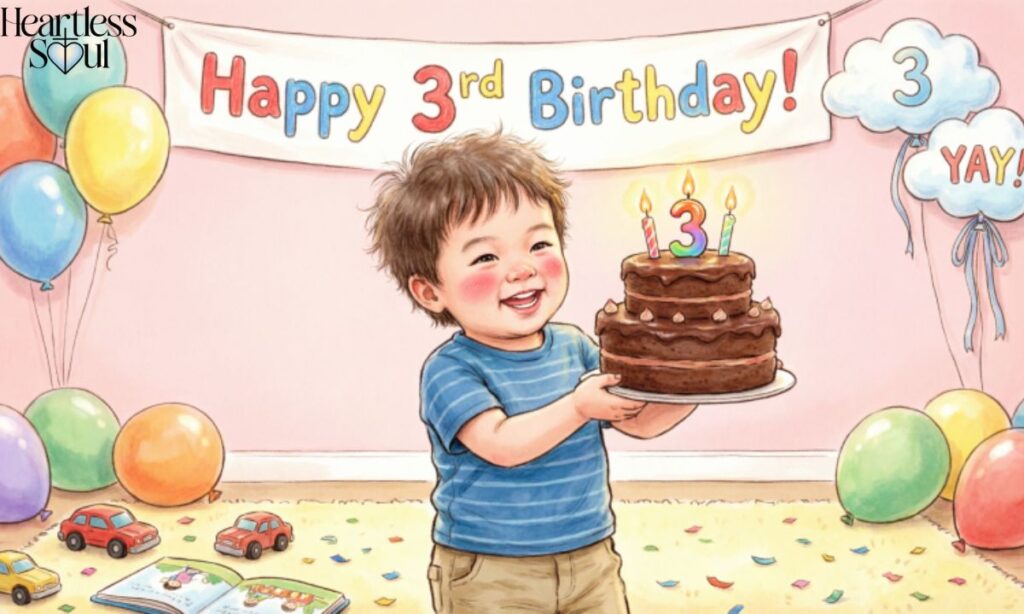 Happy 3rd Birthday Wishes for a Boy