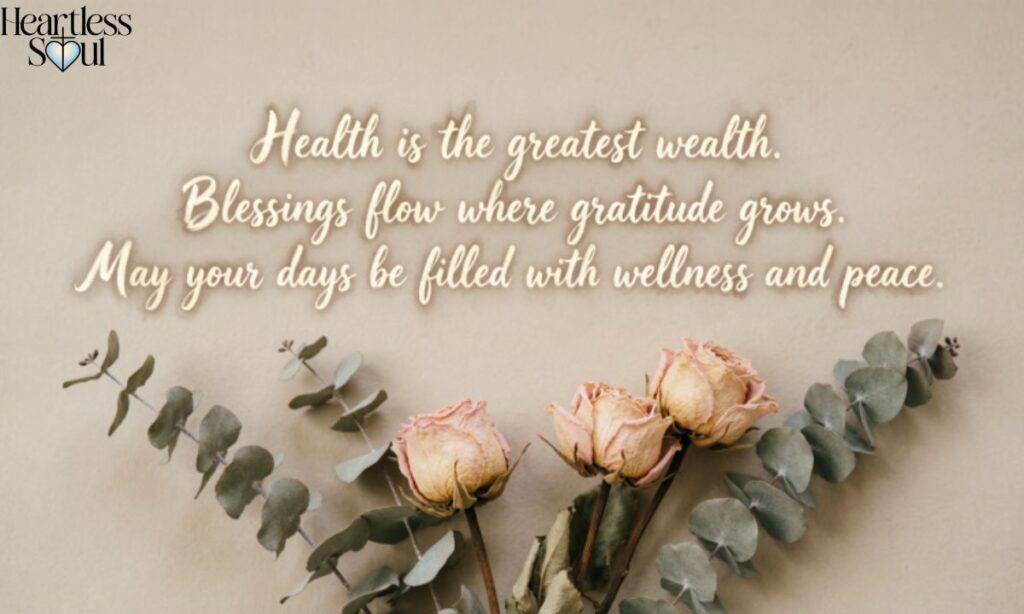 Health Blessings Quotes
