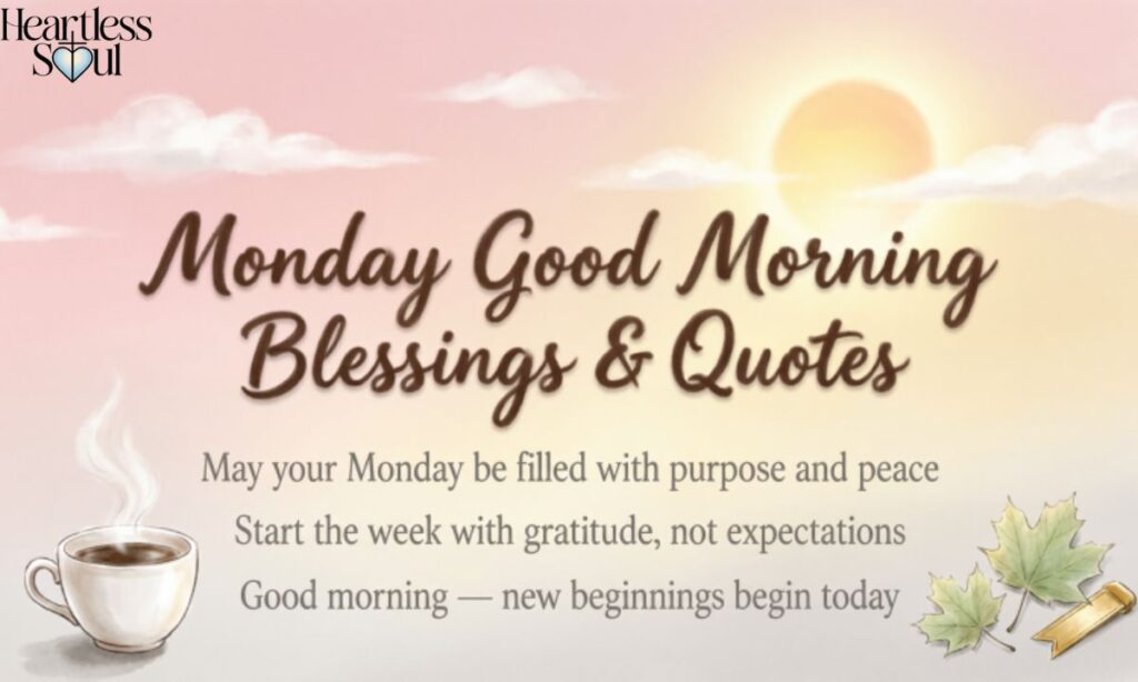 Monday Good Morning Blessings & Quotes