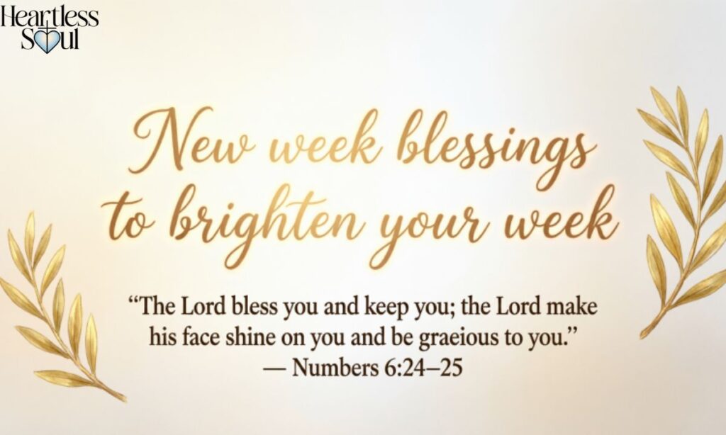 New week blessings to brighten your week bible verse