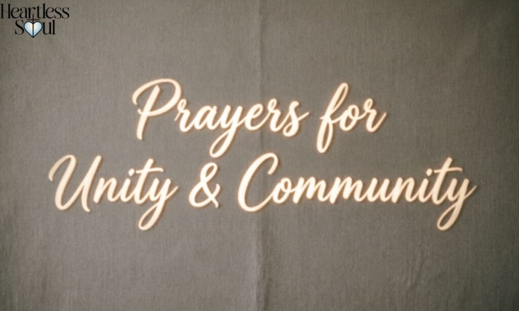 Prayers for Unity & Community