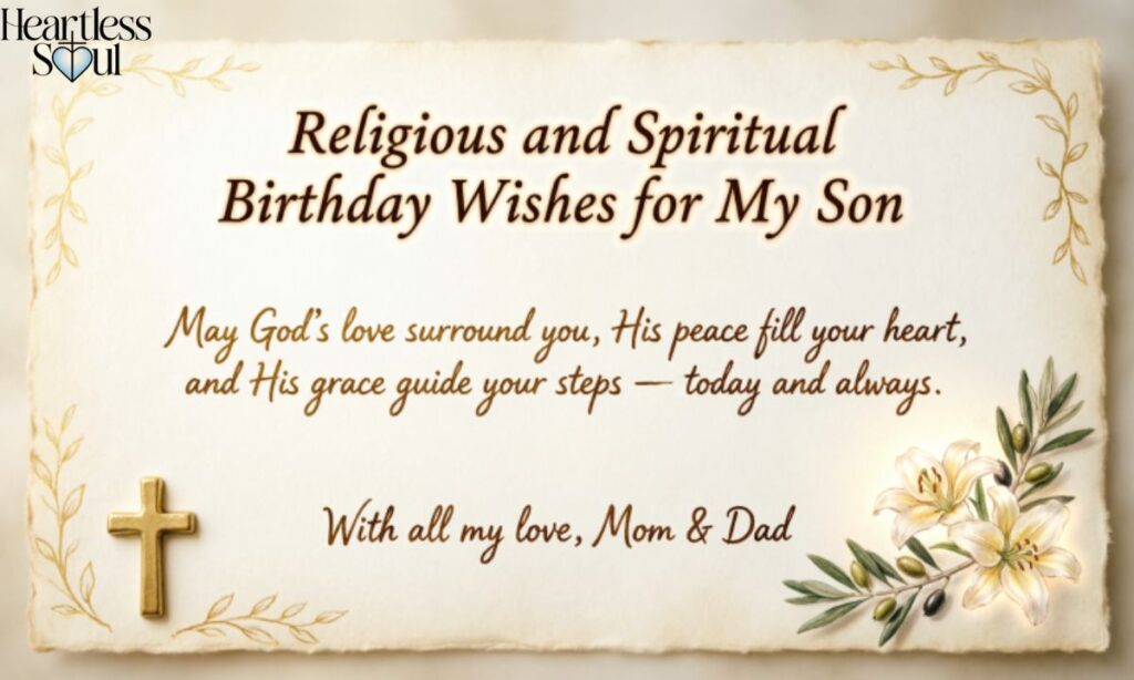 Religious and Spiritual Birthday Wishes for My Son