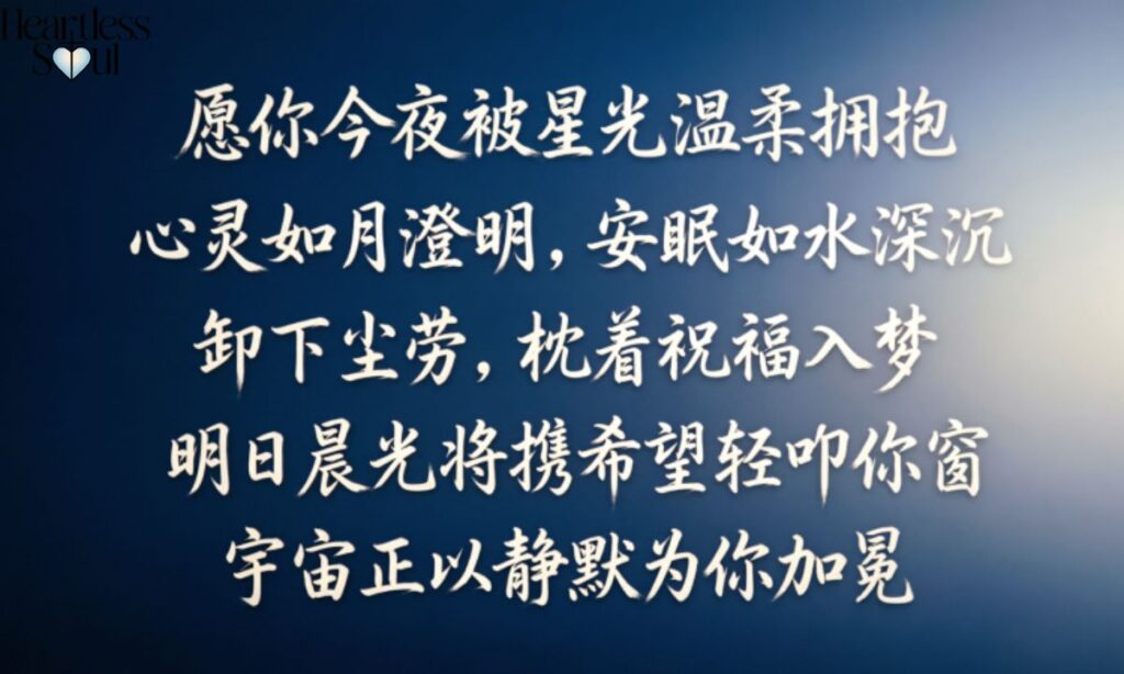 Short Spiritual Beautiful Good Night Blessings One-Line Messages
