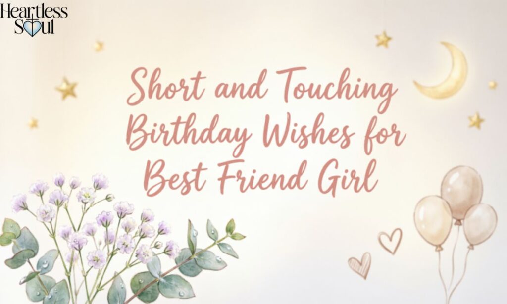 Short and Touching Birthday Wishes for Best Friend Girl