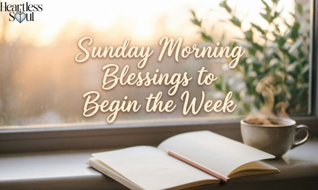 Sunday Morning Blessings to Begin the Week
