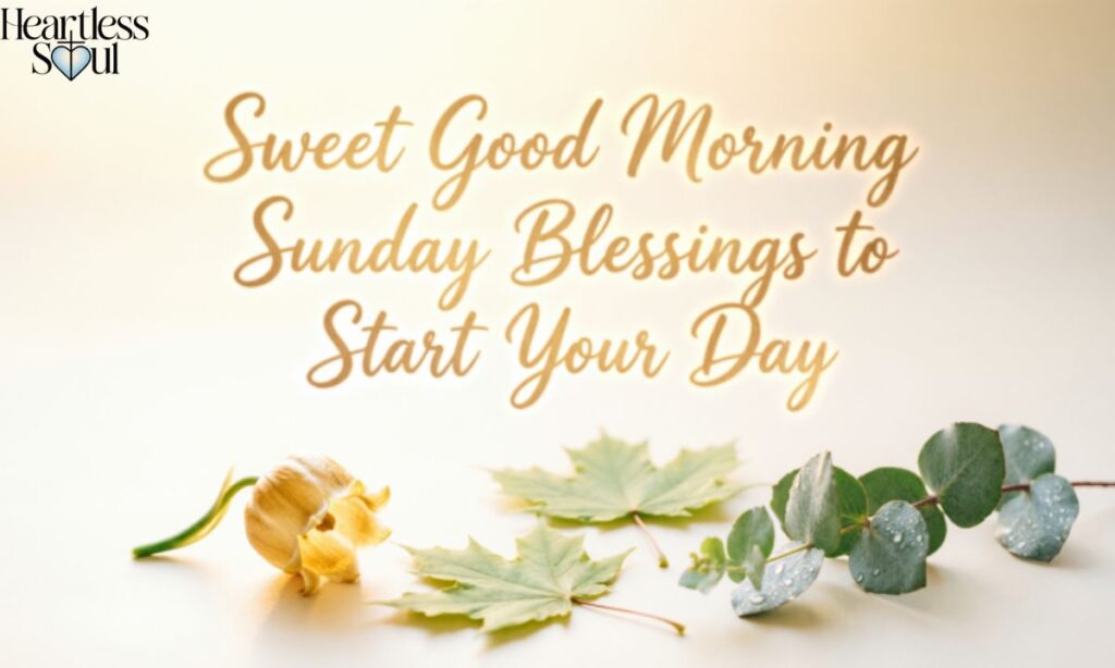 Sweet Good Morning Sunday Blessings to Start Your Day
