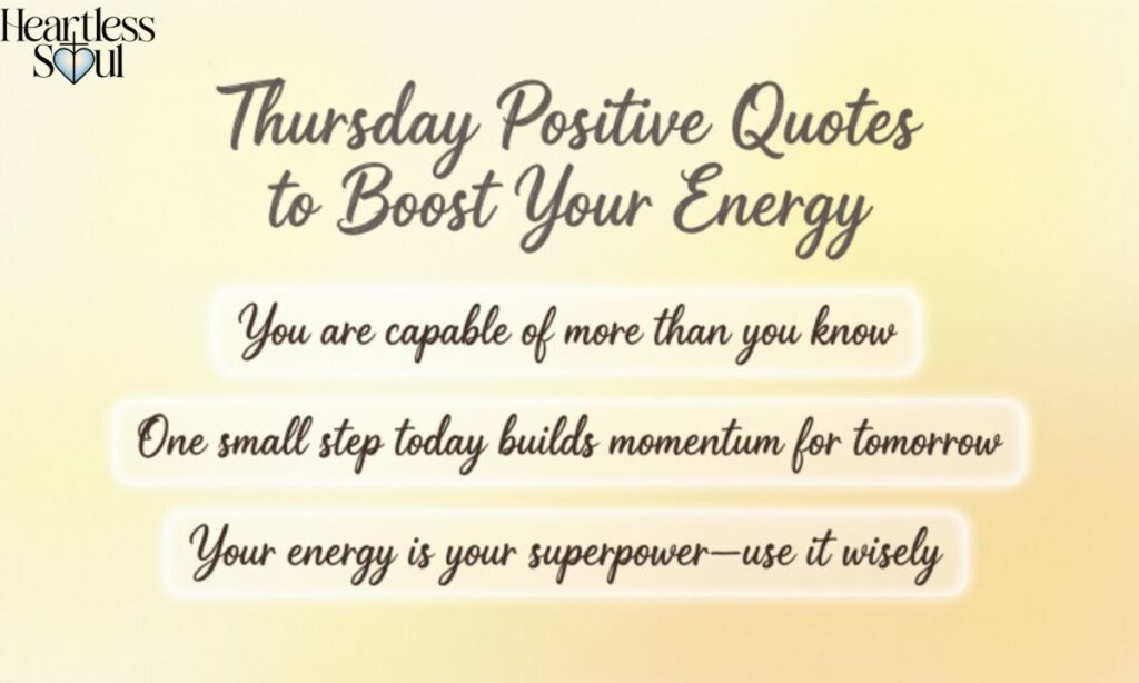 Thursday Positive Quotes to Boost Your Energy