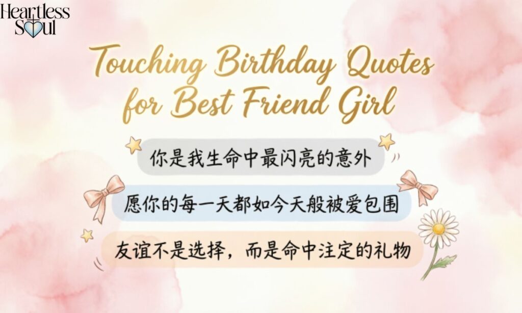 Touching Birthday Quotes for Best Friend Girl