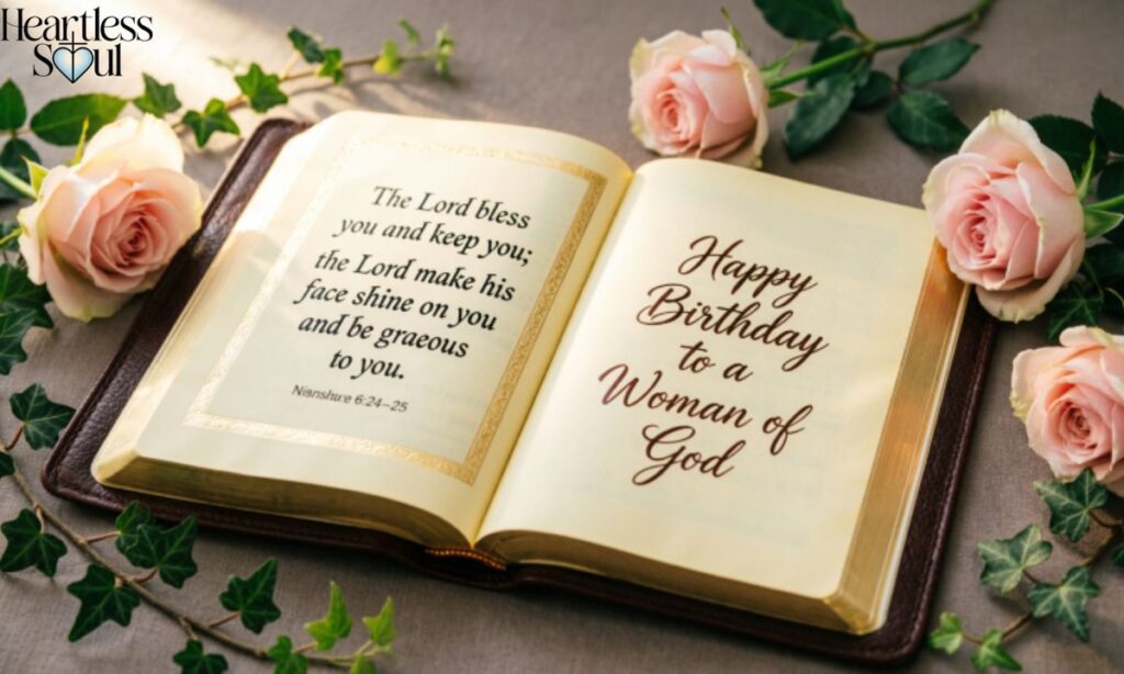 Touching birthday wishes for a woman of God Bible verse