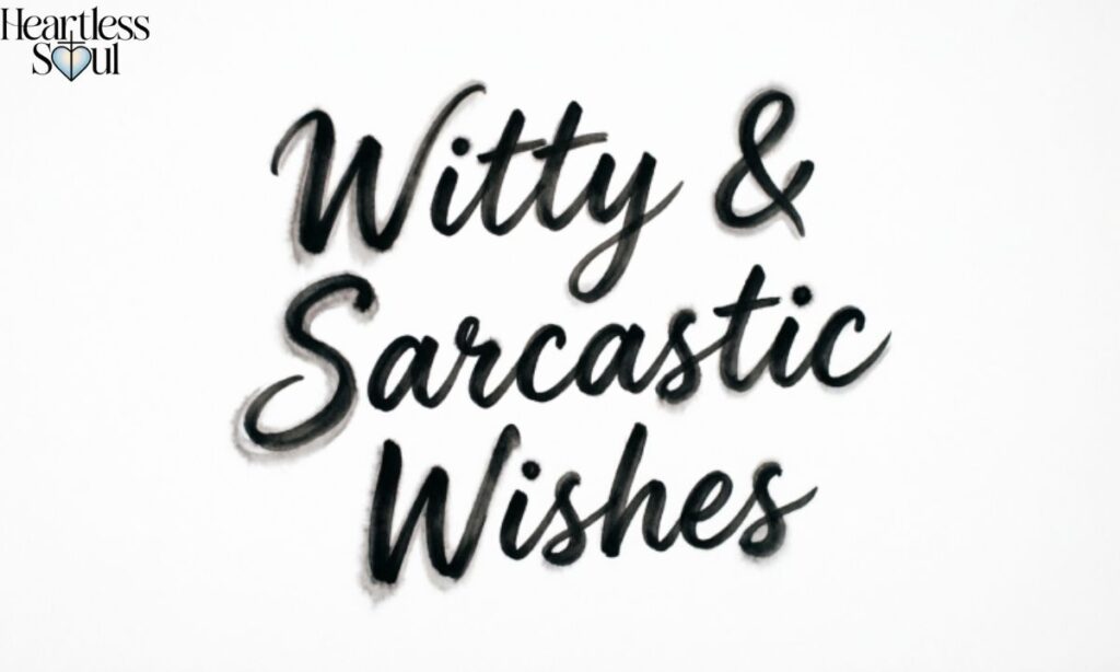 Witty & Sarcastic Wishes