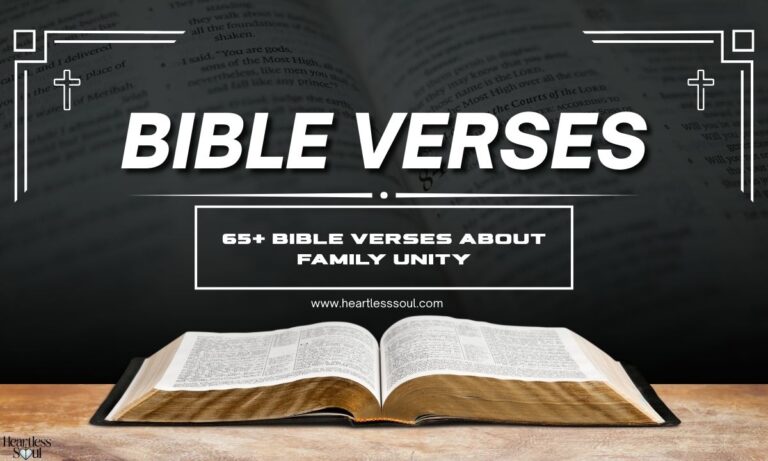 65+ Bible Verses About Family Unity