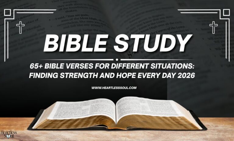 65+ Bible Verses For Different Situations Finding Strength and Hope Every Day 2026