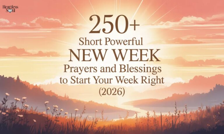 250+ Short Powerful New Week Prayers And Blessings to Start Your Week Right (2026)