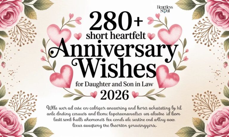 280+ Short Heartfelt Anniversary Wishes for Daughter and Son In Law 2026