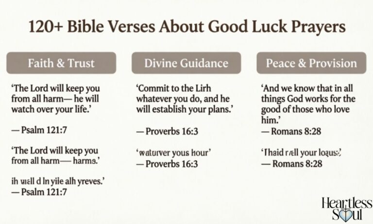 120+ Bible Verses About Good Luck Prayers