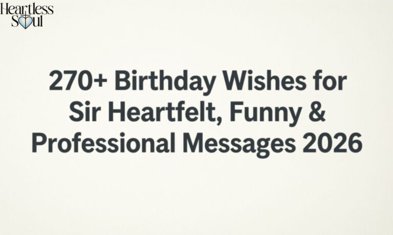270+ Birthday Wishes for Sir Heartfelt, Funny & Professional Messages 2026