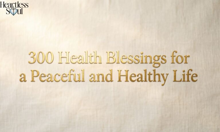300 Health Blessings for a Peaceful and Healthy Life