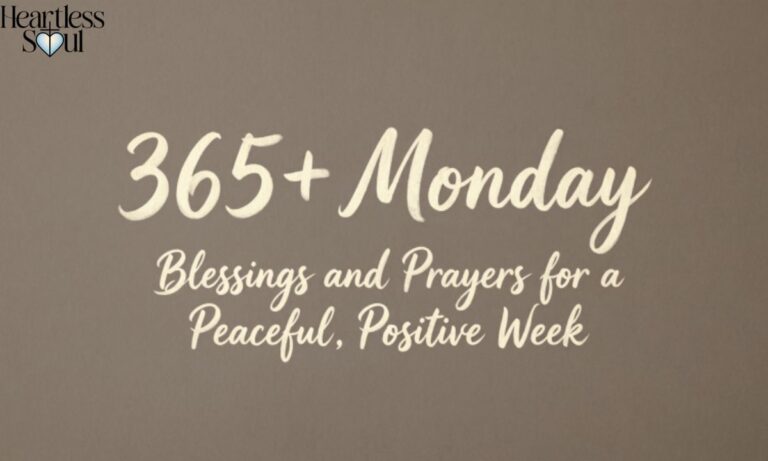 365+ Monday, Blessings and Prayers for a Peaceful, Positive Week