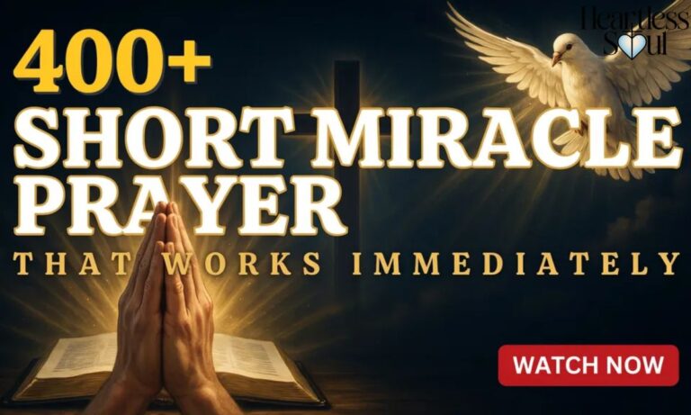 400+ Short Miracle Prayer That Works Immediately