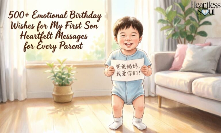 500+ Emotional Birthday Wishes for My First Son Heartfelt Messages for Every Parent